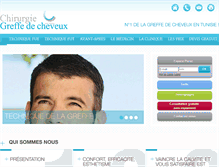 Tablet Screenshot of chirurgie-greffe-cheveux.com